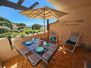 Studio vue mer panoramique, accès plage, piscine - Sainte-Maxime - 6