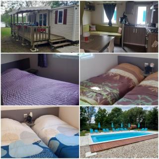 Mobil-home 3 chambres 6 personnes au camping de bairon 08390 - Le Chesne - 0