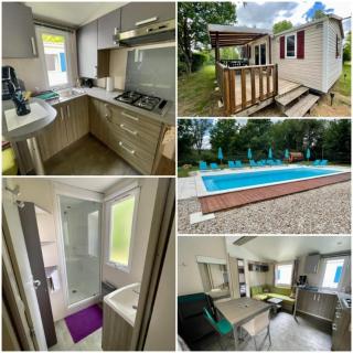 Mobil-home 3 chambres 6 personnes au camping de bairon 08390 - Le Chesne - 6