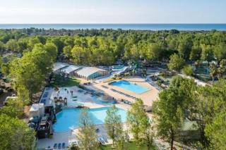 Mobil home premium plage et piscine domaine la yole proche valras plage - 0