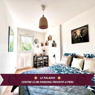 Le Paladio - Centre, Parking privé, CLIM, 4 personnes - Istres - 0