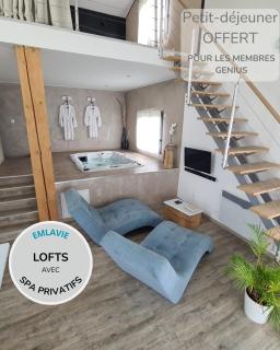 lofts Emlavie - locations avec Spa privatifs - Futuroscope à 5 mn - Arena et Aquascope - Chasseneuil-du-Poitou - 0
