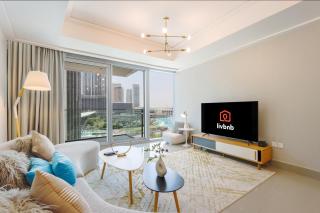 Livbnb Suites-Spectacular 2BR Burj Fountain Views - Dubai - 9
