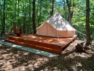 Remote Equipped Bell Tent Surrounded by Nature with Great Hiking Trails in Virginia - - 9