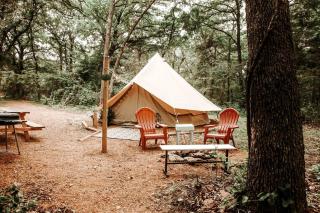 Charming Equipped Bell Tent Surrounded by Nature in Oklahoma - 0