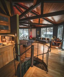 Imaginative Octogonal Glass Treehouse on Seven Private Acres near Great Barrington, MA - Great Barrington - 7