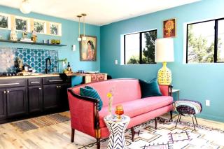 Vibrant Two-Story Cottage for a Unique Glamping Getaway in Santa Fe, New Mexico - 3