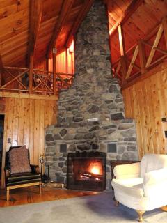 Rustic Camping Cabin with Fireplace in Private Woods near Bangor, Maine - - 3