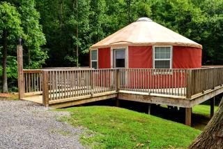 Sunny Yurt Rental with a Beautiful Interior on the New River in Virginia - Rich Creek - 7