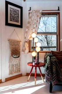 Enchanting Yurt Rental with a Cozy Fireplace for a Catskills Weekend Getaway - 1