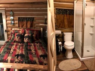 Authentic Log Cabin Rental for a Family Camping Getaway near Chase Lake, New York - Glenfield - 2