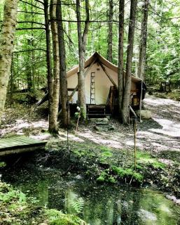 Rustic Safari Tent for a Unique Glamping Experience near Gore Mountain, New York - North Creek - 2
