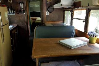 Unique Renovated School Bus for Camping in the Klamath National Forest, California - - 6