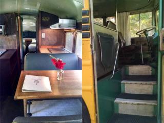 Unique Renovated School Bus for Camping in the Klamath National Forest, California - - 2