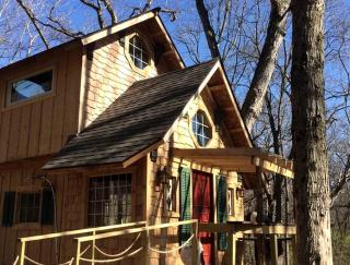 Tree House Cabin for Six with Panoramic Forest Views in Nauvoo, Illinois - Nauvoo - 8