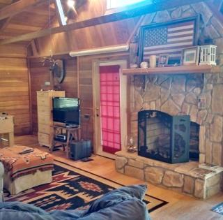 Peaceful Lodge-Style Cabin with Fire Pit near Greers Ferry Lake in Arkansas - Heber Springs - 8