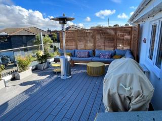 Luxury Carbis Bay St Ives 4-bedroom house, sea views, balcony, garden, parking, pet friendly - Carbis Bay - 7