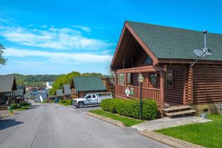 1BR2 bath log cabin sleeps 6- walk to Wonderworks and 5 miles from Dollywood! - 1