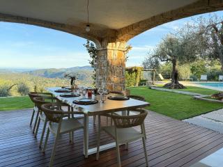 Villa Plen Souleù - Vue époustouflante - Luxe et authenticité - Cabris - 9