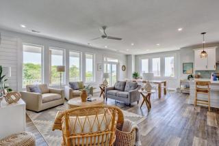 Good Vibes - Ocean View Home With Elevator - Surf City - 9