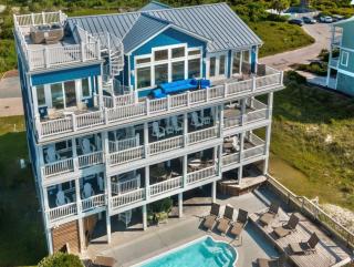Blue Haven | Oceanfront| Pool | Hot Tub | North Topsail Beach | Luxury Vacation Rental - North Topsail Beach - 8