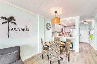 Ocean View and Pool Access Beachfront Galveston Gem - 4