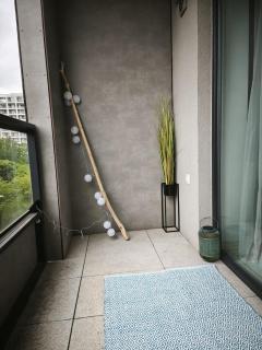 Cozy Urban Residence Studio - balcony with garden view - Bratislava - 6