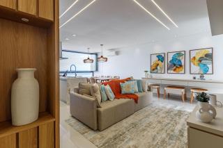 Pé na Areia, Área gourmet, Jacuzzi, Vista mar - 1