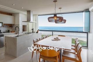 Área gourmet, Jacuzzi com vista mar e pé na areia - Caiobá - 9