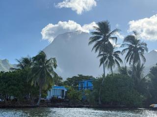 bungalow vue lagon 180 degré, la maison bleue - Moorea - 5