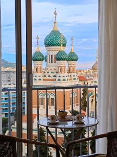 3P 72m2 Climatisé Vue exceptionnelle Cathédrale St Nicolas et Mer - Nizza - 7