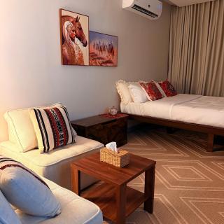 Modern Arabian charm Studio - Self check in- استديو غرفة بجلسة جانبية بطابع سعودي- تسجيل دخول ذاتي - Riad - 4