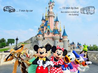 Once Upon A Time - 7min From DisneyLand - Free Private Parking - Self checkIn - Balcony - Barbecue - 9