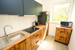 unique - studio - Balkon - Küche -Waschmaschine - Bremen - 2