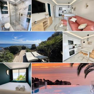 Luxueux appartement - vue mer - piscine - free parking - Monaco - Cap d'Ail - 9