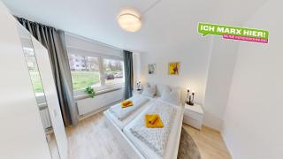 Praktisch eingerichtete Ferienwohnung, nur 5 Minuten bis zur Haltestelle Linie 5 - 0