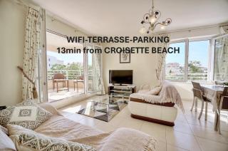 Spacieux 2 chambres TERRASSE, PARKING proche CENTRE VILLE A2B237 - Cannes - 0