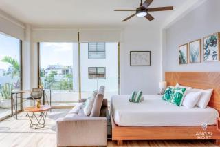 Tranquil Oceanview Studio Rooftop Pool Gym W&D - Playa del Carmen - 9