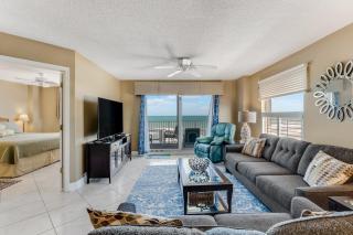 Direct oceanfront corner condo with spacious balcony and heated beachfront pool - Ormond Beach - 0