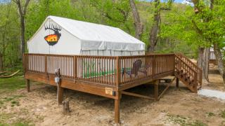 Red River Elusive Elk Glamping Tent 1 - Stanton - 3