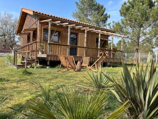 Chalet du Courlis, les cabanes océanes-MONTA - Vendays-Montalivet - 0