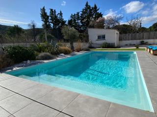 Le point BE - Magnifique villa avec piscine chauffée - de mai à septembre - pour 6 personnes - Ornaisons - 0
