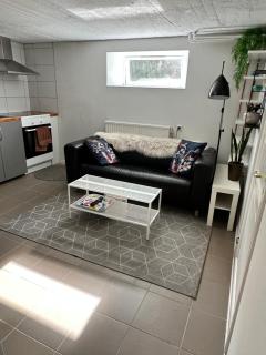 Mysig stuga i lugnt villaområde med eget badrum och kök i huvudbyggnadens källare - Kalmar - 6
