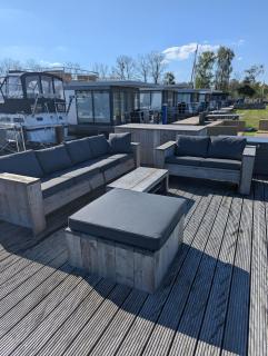 Houseboat 11 direct aan het Sneekermeer - Offingawier - 9