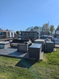 Houseboat 11 direct aan het Sneekermeer - 6