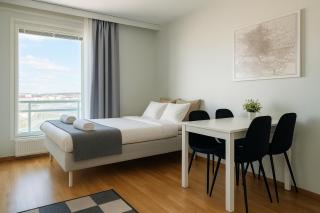 City Home Finland Tampella - City View, Own SAUNA, One Bedroom, Furnished Balcony and Great Location - 1