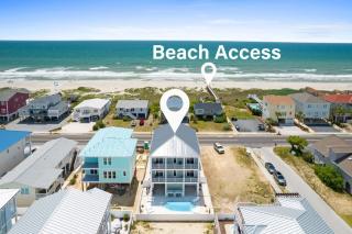 Sea Grit on First Row with Private Pool and Ocean Views - Ocean Isle Beach - 6