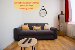L'Atelier maritime, Studio 2min Ferry & La Cité de la Mer, Cherbourg, Intendance Luxury Host - Cherbourg en Cotentin - 0