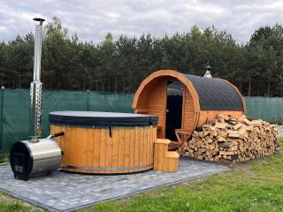 Trzy domki, nowe, sala bankietowa 82m2, - Skorka - 4