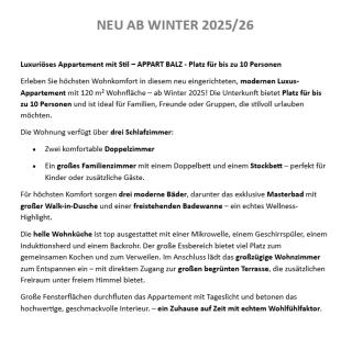 Appartements Platzl - Serfaus - 9